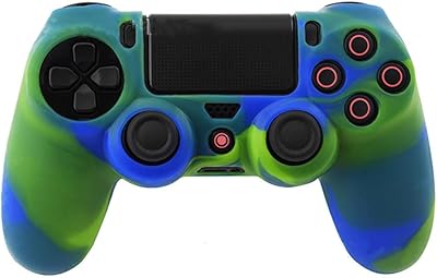 Ewinner slim silicone controller pad cover pour sony playstation 4 joystick controller (camouflage bleu - vert).. From essentials to electronics, DIAYTAR Nigeria ships your order in no time.