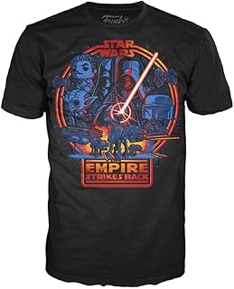 Funko Pop Star Wars Funko T -shirt: Empire Strikes Poster - S, Collecting Action T -shirt - 64563.. DIAYTAR NIGERIA: Your one-stop e-commerce destination with affordable prices and nationwide delivery in 5-8 days.