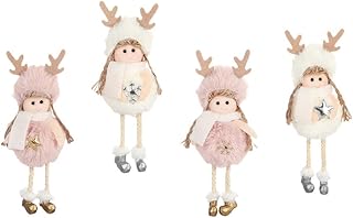 Christmas angel decoration Nobesti, pink Christmas tree ornaments, Christmas decorations for Christmas decoration, 4 pieces.. Experience convenient online shopping on DIAYTAR Nigeria — wide selection and affordable delivery.