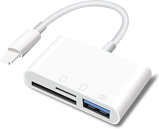 Terifi SD card reader Camera adapter 3 in 1 portable USB.. Great deals and fast delivery — the DIAYTAR Nigeria guarantee.