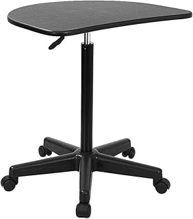 Mobile table seat and standing for laptop Flash Furniture - Black.. DIAYTAR NIGERIA delivers happiness in 5-8 days with our affordable and diverse product range.