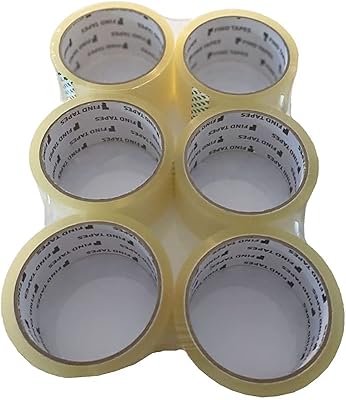 6 BOPP transparent adhesive tapes, perfect for boxes, packages and countless other uses... DIAYTAR NIGERIA redefines convenience with our vast product selection and swift nationwide delivery.