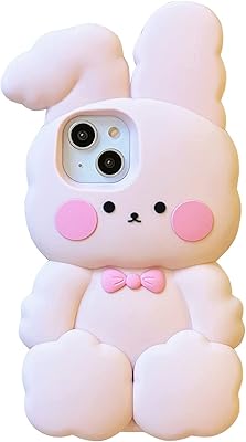 Yakvok Rabbit Design Cover for iPhone 11 A 3D Silicone 3D Kawaii Hock.. Online shopping made simple and affordable — DIAYTAR Nigeria.