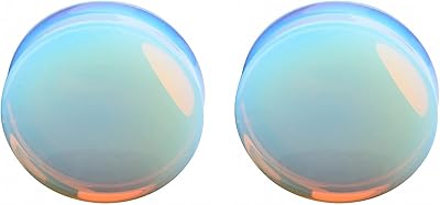 2 pieces of earplugs in a caliber opal set of drilling jewelry.. DIAYTAR NIGERIA makes quality accessible with low prices and reliable 5-8 day nationwide delivery.