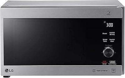 LG New Chef Inverter 42 -liter microwave with grill (MH8265Cis) - Gray.. DIAYTAR NIGERIA: Making quality products accessible to all Nigerians at affordable prices.