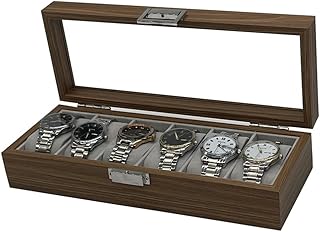Watch housing, improved lock watch organizer for men and women, birthday gift, 6 -location wooden watch display storage, medium -sized walnut organizer support.. Shop confidently with Nigeria's most trusted e-commerce platform, offering swift and affordable delivery.