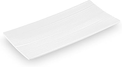 Harmony Horeca 12 inch rectangular plate with white line.. Shop with purpose at DIAYTAR NIGERIA, where diverse selection meets budget-friendly nationwide delivery.