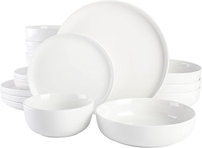 Porcelain table service Gibson Home Oslo, service for 4 (16 pieces), white.. Experience shopping satisfaction with DIAYTAR NIGERIA's vast selection and nationwide delivery service.