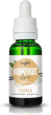 Drops of liquid monk fruit, sugar -free, 50 ml (vanilla).. DIAYTAR NIGERIA combines extensive product options with budget-friendly prices, delivered in 5-8 days.