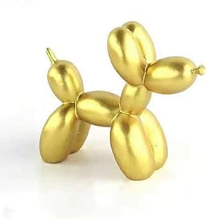 Jeff koons mini balloons in the shape of a dog, resin desk decoration, fancy ornaments, excellent creative gifts for children, office, house, resin, 9x3.5x7.5 cm (4x1x3 inch).. Nigeria's favorite online shopping platform, DIAYTAR offers unbeatable prices and delivery within a week.