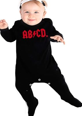 Dors-Bien Rock N Roll for baby boy or girl | New cool metal outfit inspired by AB/CD AC/DC - Cool gift for baby or parents in the United Kingdom.. DIAYTAR NIGERIA: Revolutionizing accessibility to quality products at budget-friendly prices across Nigeria.