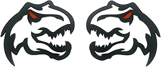 Chinoavi T-Rex Trx dinosaur emblem for RAM 1500 2500 3500 Challenger Challenger (Mat black red eye).. DIAYTAR NIGERIA: Where every click leads to affordable purchases delivered promptly to your door.