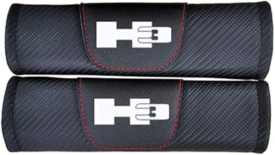 Car seat belt covers for Hummer H3, personalized epaulette set, racing harness, embroidered car accessories, comfortable shoulder shoulder pads in black, white, 2 rooms.. Shop without compromise at DIAYTAR NIGERIA, where quality, affordability, and quick delivery coexist.