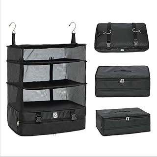 Suspended closet storage bag t jackson 3 -layer, portable organizer for clothing and shoes for travel.. DIAYTAR NIGERIA delivers more than purchases - we deliver affordable shopping solutions within the week.