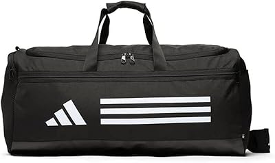 ADIDAS UNISEXE, black/white sports bag, size m, black/white, m, duffel.. Transform your online shopping experience with DIAYTAR NIGERIA's affordable and diverse marketplace.