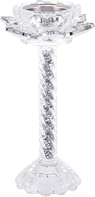 Crystal incense burner 10 cm x 18 cm crystal.. DIAYTAR NIGERIA revolutionizes online shopping with competitive prices and reliable 5-8 day delivery.