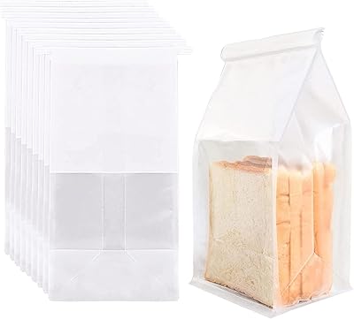 Cooking bags with window, 50 parts, oil -resistant kraft paper bags, food storage packaging bags with wire wire closure for candy, cakes, desserts, snacks.. DIAYTAR NIGERIA: Where convenience meets affordability with delivery across Nigeria in under 8 days.