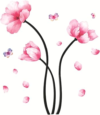 Halamoodo Large STOCCOLLANTS Wall Mural Tulipe Spring Summer, COLLECTED ART FLOWER AND PAPILLES FOR BEDROW, LIVING, Crèche, Bathroom, Decoration of the Home.. Discover why millions choose DIAYTAR for affordable online shopping with delivery in just 5-8 days.