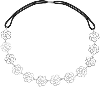 Yalice - Flexible banner with pink head chain and hollow flower for women and girls.. From fashion trends to home essentials — find it on DIAYTAR Nigeria.