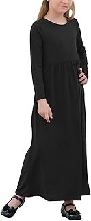 Long -free long dress with short sleeves and floral print with pockets for girls aged 4 to 12 years old.. Experience retail therapy without the financial stress at DIAYTAR NIGERIA's affordable e-commerce platform.