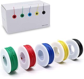 Treedix 59 feet by copper wire roller wrapping the cable connection wire 26Awg, solid nucleus, tin wire in tinned copper 5 colors in red green yellow black black.. Shop smarter with DIAYTAR Nigeria — from household essentials to electronics, we have everything you need. Plus, our delivery is fast, secure, and arrives between 5 and 8 days.