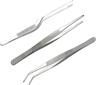 3 -room dohabi pliers, 16 cm kitchen pliers, precision pliers for cooking and aesthetic medicine, set of stainless steel clamps.. Your digital marketplace solution, DIAYTAR NIGERIA delivers quality and value within the week.