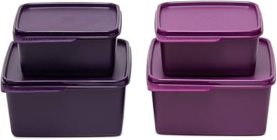 Tupperware plastic containers - 500 ml, 4 rooms, 1.2 liters.. DIAYTAR NIGERIA combines affordability, variety, and convenience with nationwide delivery services.