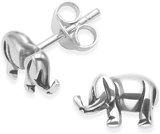Elephant earrings in Sterling Heather Needham silver - size 6 mm 5081. Gift box, Sterling silver, united.. Discover the perfect balance of selection and value with DIAYTAR NIGERIA's nationwide delivery service.