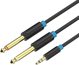 Stereo audio cable 35 mm version to double 635 gold plated.. Transform your online shopping experience with DIAYTAR NIGERIA's affordable and diverse marketplace.