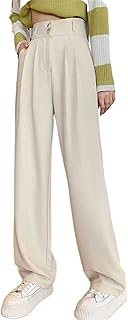 Meiiseoseo Pants Woman relaxed pants Women folds Plis Mance high waist.. DIAYTAR NIGERIA bridges the gap between desire and affordability with nationwide delivery in under 8 days.