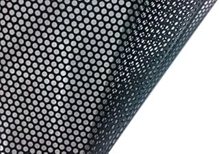 V vivid one-way perforated vinyl window wrap noir (30" x 48" pack de 2).. DIAYTAR NIGERIA: Where quality meets affordability, with thousands of products delivered in less than 8 days.