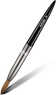 Acrylic nail brush, oval brush closed in marten, wooden brush for nail art, acrylic nail art tool, black.. Experience retail therapy without the financial stress at DIAYTAR NIGERIA's budget-friendly marketplace.