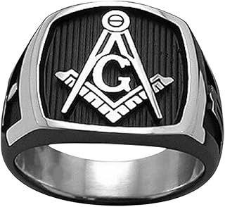 Masonic ring for men, ancient masonic ring of Freemasonry, Freemasonry rings symbol of Freemasonry, biker ring hip hop, religious mantra ring, punk masonic jewelry gift for men boys.. From daily deals to exclusive products — DIAYTAR Nigeria has you covered.