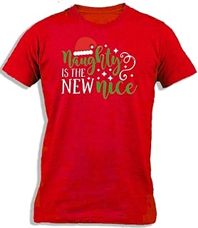 AY CAPRONTM NAUGHTY IS THE NEW NICE T-shirt in cotton for children | Funny Christmas.. DIAYTAR NIGERIA redefines convenience with our diverse marketplace and affordable nationwide shipping.
