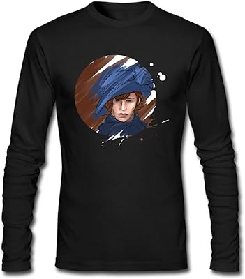 Eddie Redmayne Art Logo DIY T-shirt in casual cotton with long sleeves for men.. Experience DIAYTAR NIGERIA, where extensive product variety meets pocket-friendly prices and reliable delivery.