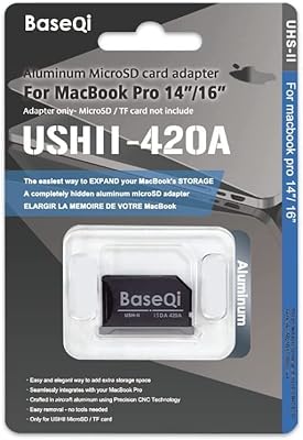 Micro SD Basiki UHS-II aluminum adapter for MacBook Pro 2021 M1 14 and 16 inches (sidereal gray).. Nigeria's most diverse e-commerce platform delivers quality and affordability to your doorstep in 5-8 days.