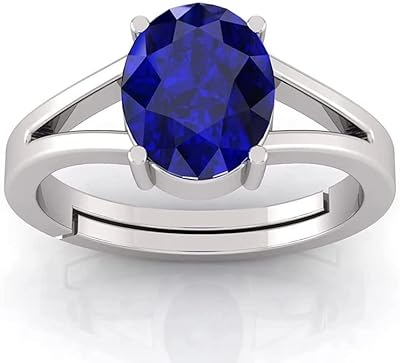 LMDPRAJAPATIS 7.25 Carats silver silver sapphire natural natural laboratory Astronomy Precious stones in bulk adjustable ring for men or women, free, precious stone, sapphire.. No stress, no delays — DIAYTAR Nigeria is your trusted shopping partner.