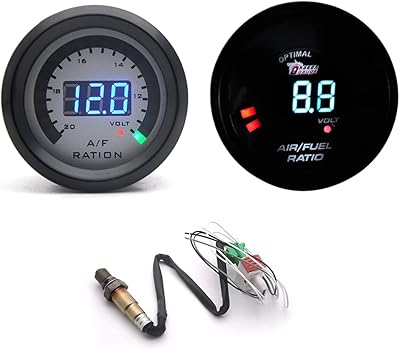 Ikam Air/2 -in -digital air/fuel gauge gauge kit 2 in narrow beach car with 52 mm 12 V with O2 oxygen sensor, car modification accessories.. Find more for less — only on DIAYTAR Nigeria.