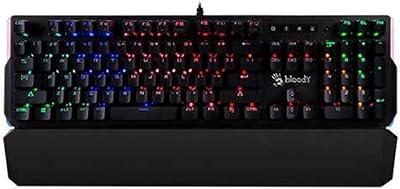 Mechanical game keyboard Bloody B885N (Red and Blue Switch) with technology.. Shop with purpose and save with DIAYTAR NIGERIA's extensive platform and nationwide delivery service.