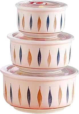 Set of bowls to mix with lids, porcelain preparation bowls with lids, service bowls with lids, food storage bowls, ceramic soup bowls, go to microwave and dishwasher.. DIAYTAR NIGERIA transforms online retail with unbeatable prices and consistent delivery timeframes.