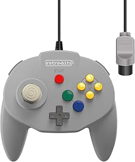 Nintendo joystick 64 Retro -bed tribute 64 n64 - Original port - (classic gray).. Thousands of choices. Zero hassle. All thanks to DIAYTAR Nigeria.