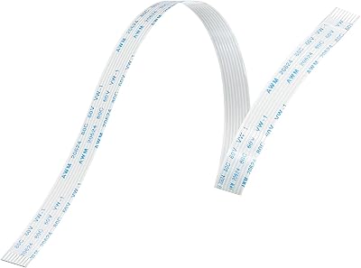Meccanixity Flat Flat Cable Extension Cables 8 pins, not 1.0 mm, 300 mm for 3D printer, DIY, camera, screen and DVD player connector, Type A, package of 10.. Your go-to destination for affordable online shopping, DIAYTAR NIGERIA delivers in under 8 days.