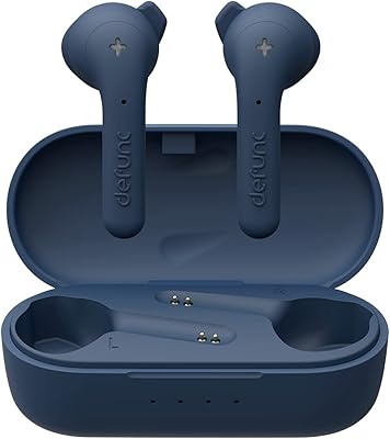 True Basic TWS headphones with Bluetooth 5.2 and IPX4 Blue Color.. DIAYTAR Nigeria: Where affordability meets fast and reliable e-commerce service.