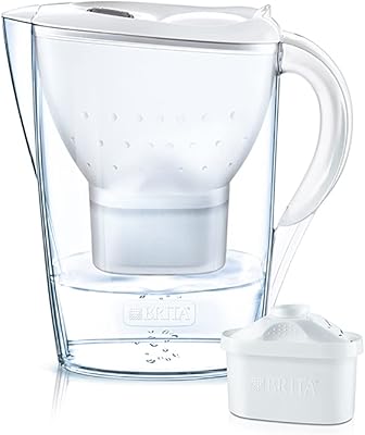 Filtering Carafe Brita Marilla, capacity 2.4 liters, white, model 100289.. DIAYTAR NIGERIA makes online shopping accessible with our budget-friendly prices and reliable shipping.