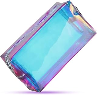 Holographic makeup bag, hologram makeup bag, practical makeup bag, handle handle handbag for women, multi.. DIAYTAR NIGERIA revolutionizes online shopping with competitive prices and reliable 5-8 day delivery.