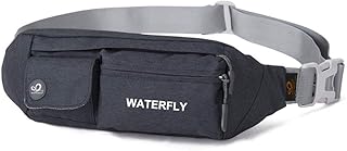 Waterfly Fanny Pack Men Women Waterproof Banana Banana Slim Pack with 4 pockets for traveling travel hiking bag with light shoulder adapts to all phones - black.. DIAYTAR NIGERIA transforms dreams into deliveries with our affordable prices and reliable shipping.