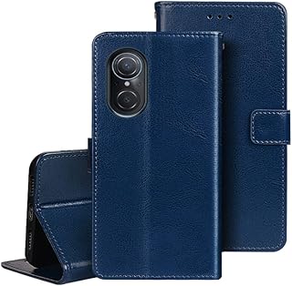 Etro portfolio protective case for Huawei Nova 9se - Magnetic closure, ultra -fine foldable leather cover for Huawei Nova 9se, Blue.. Order today, receive this week — shopping with DIAYTAR Nigeria is that simple.