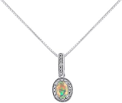 Diamond and Opal African White Gold Diamond and Opal Collar with 18 \ "Golden Chain - October Birth Stone Stone Halo Designer.. DIAYTAR NIGERIA revolutionizes online shopping with competitive prices and reliable 5-8 day delivery.