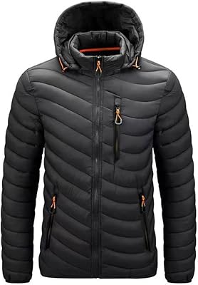 Burnesin hot waterproof jacket for men Fall jacket with zipper mode fashion jacket with small steady hood (color: black, size: l).. DIAYTAR NIGERIA: Making online shopping accessible to all Nigerians with our affordable platform.