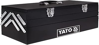 Yato YT-0885 metal toolbox, size 460 mm.. DIAYTAR NIGERIA: Where affordability and variety come together with nationwide 5-8 day delivery.